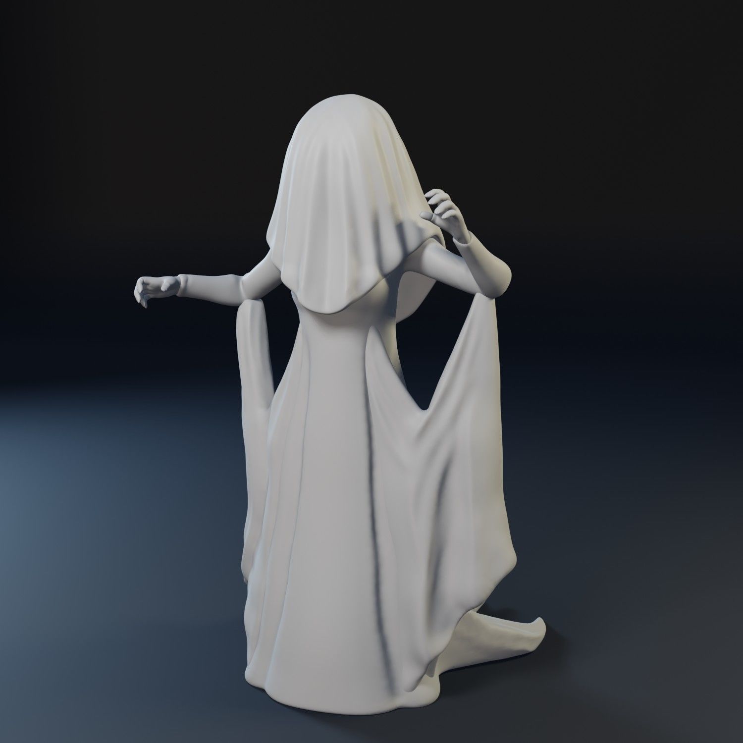 Dark Shadows cartoon characters set 3D print model_4