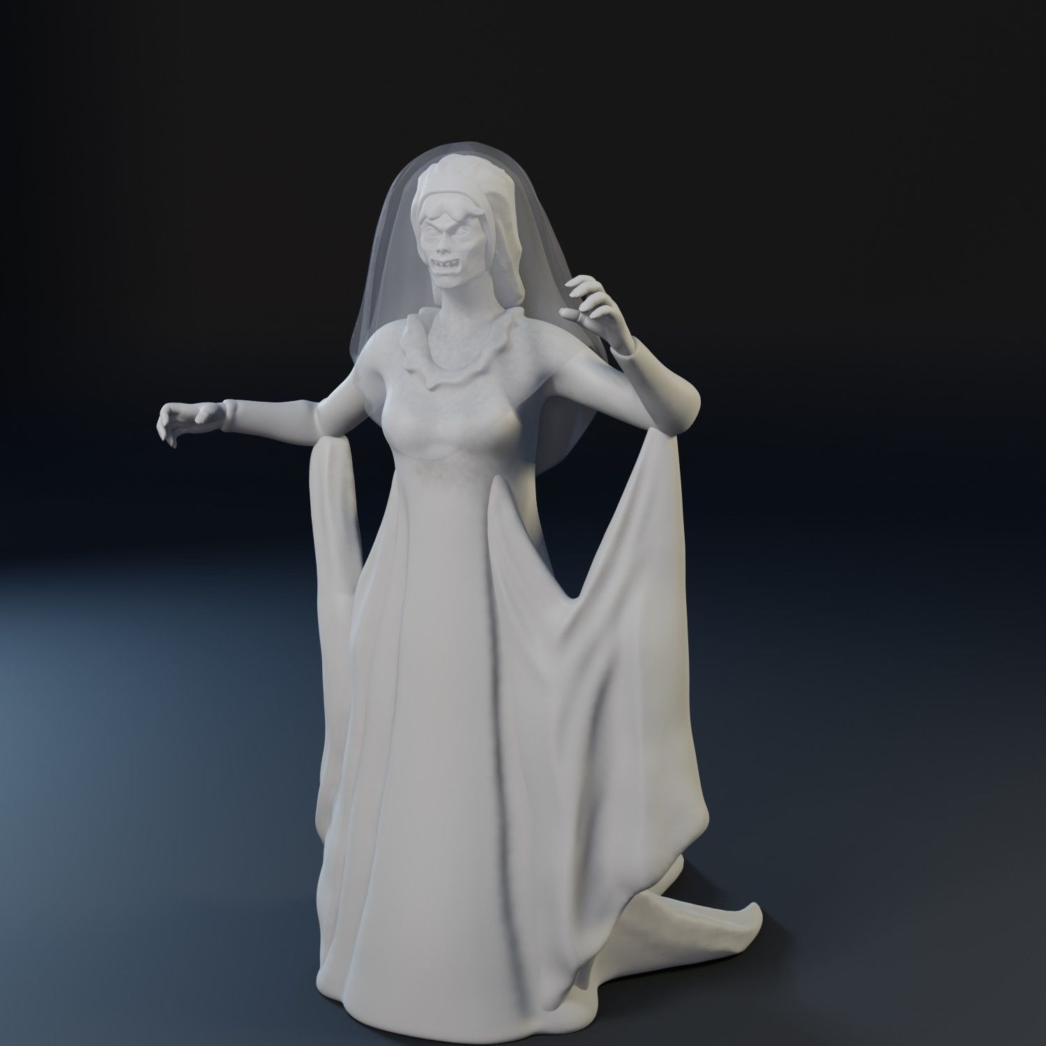 Dark Shadows cartoon characters set 3D print model_6