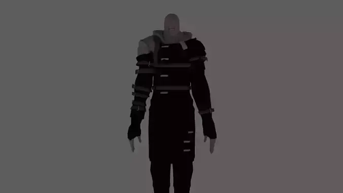 Nemesis man Low-poly 3D model
