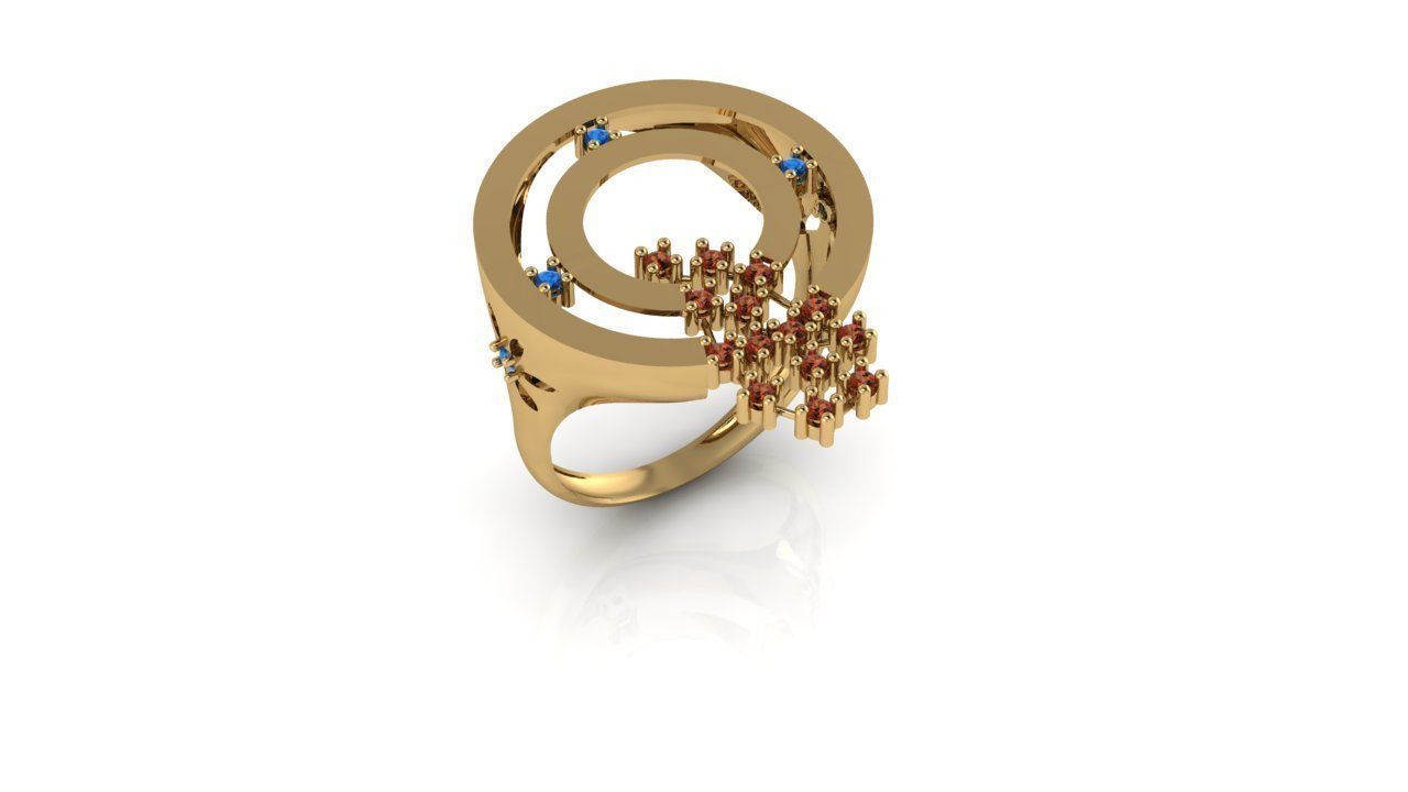 Printable rings  3D print model_14