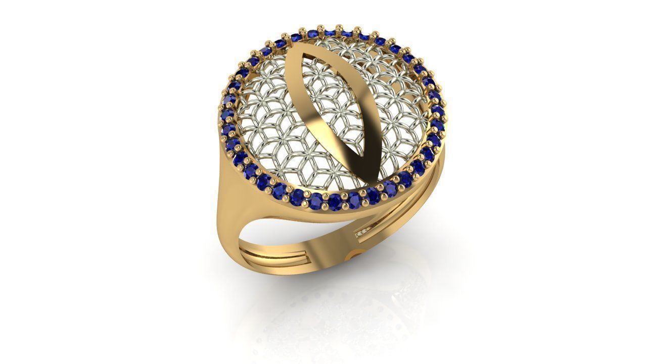 Printable rings  3D print model_4