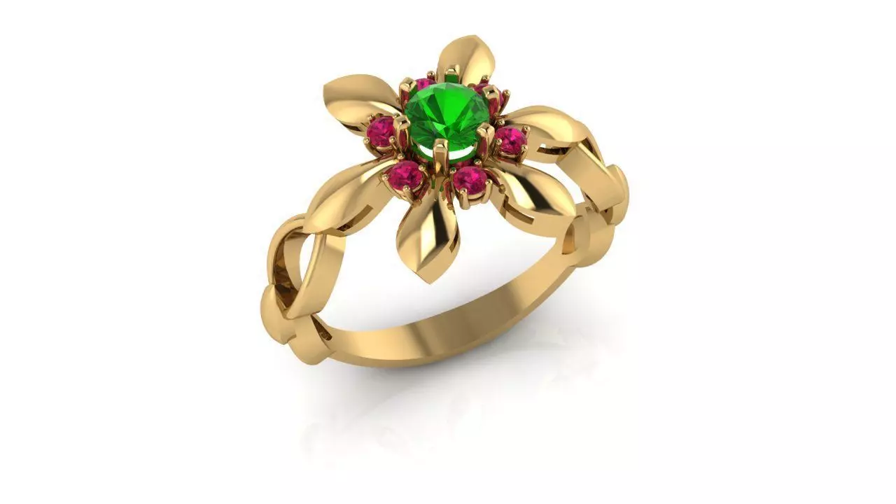 Printable rings  3D print model_0