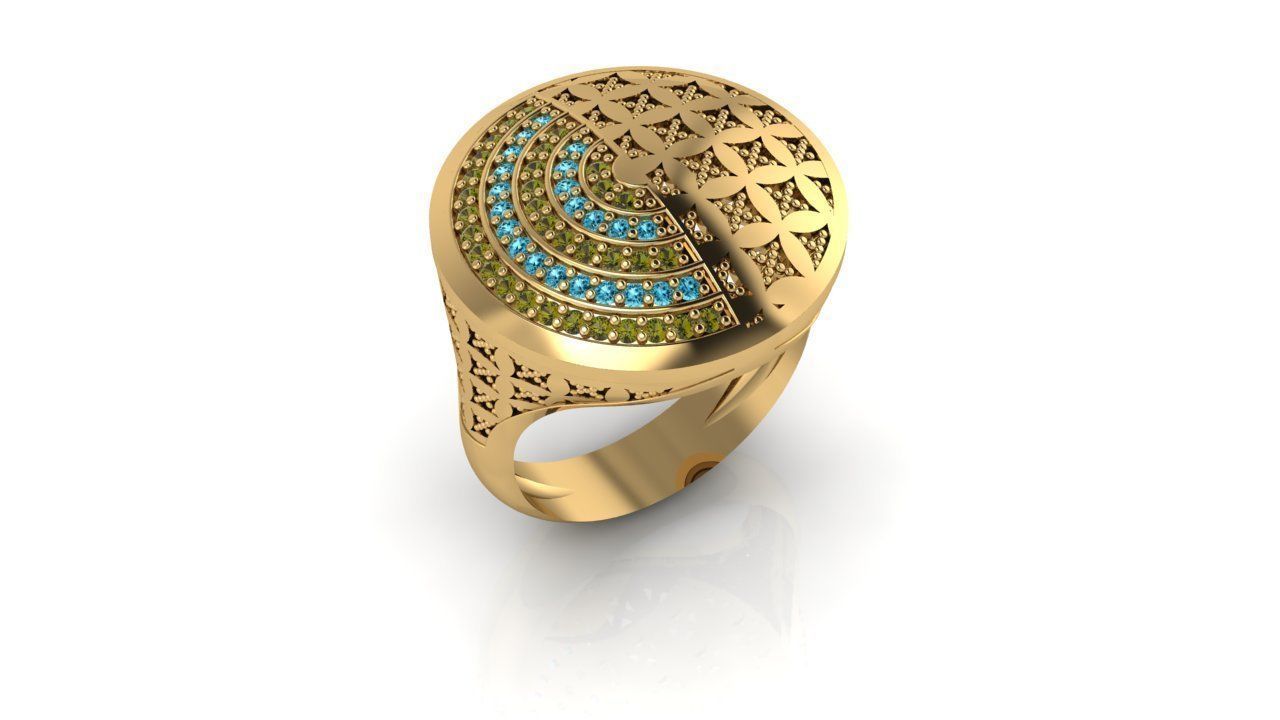 Printable rings  3D print model_8