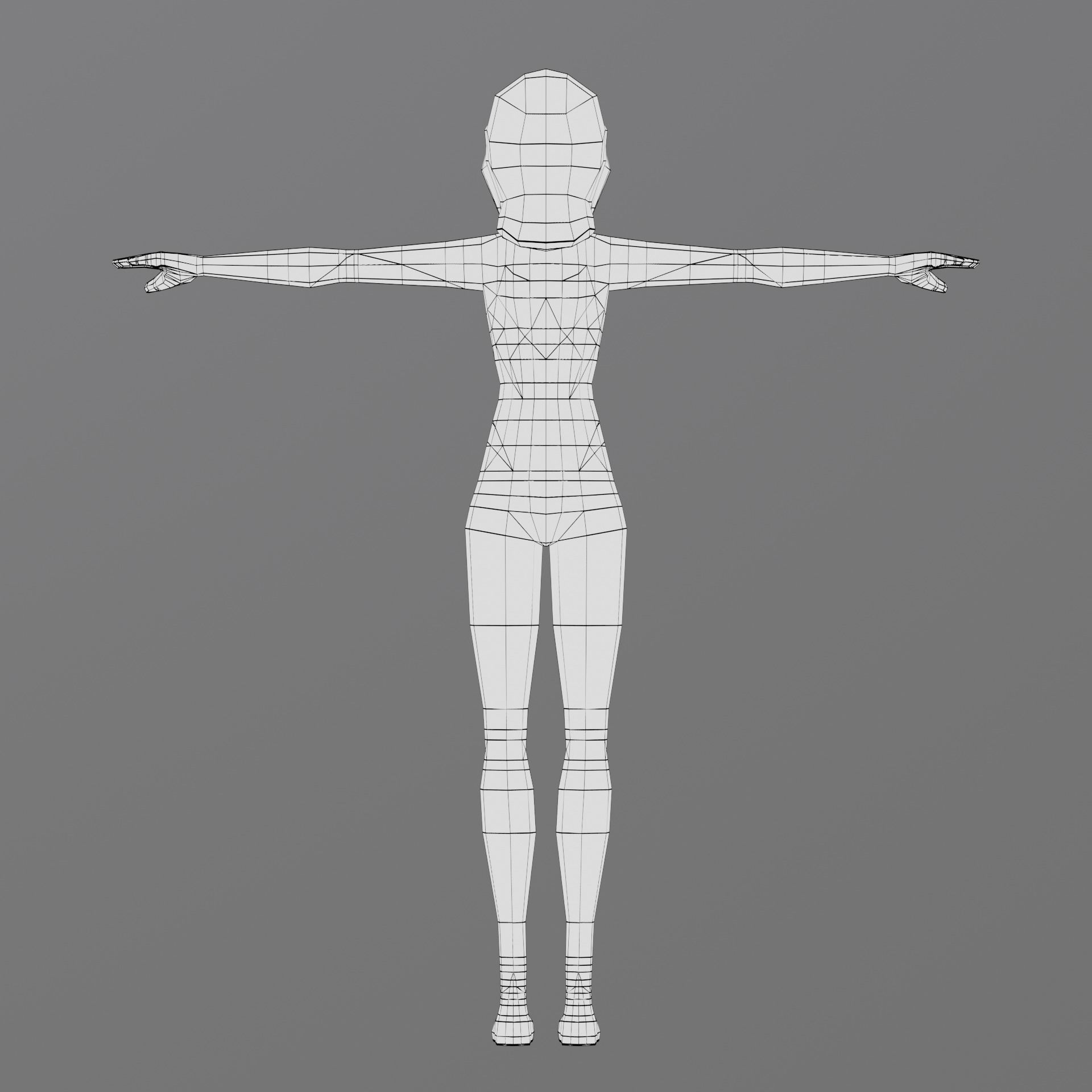 Spider Gwen - Into the Spider-Verse  Low-poly 3D model_7