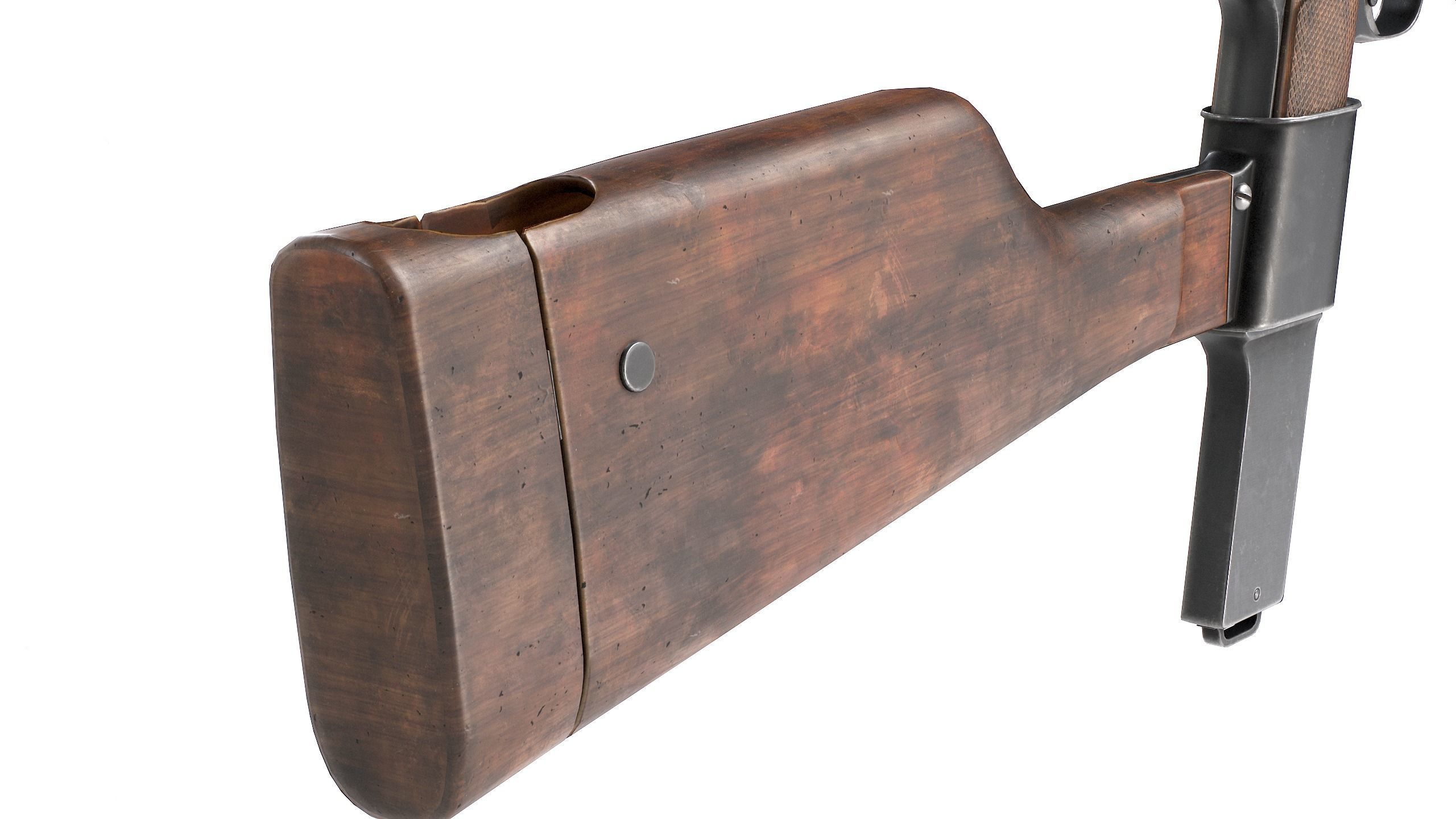 PBR Steyr M1912 Low-poly 3D model_10