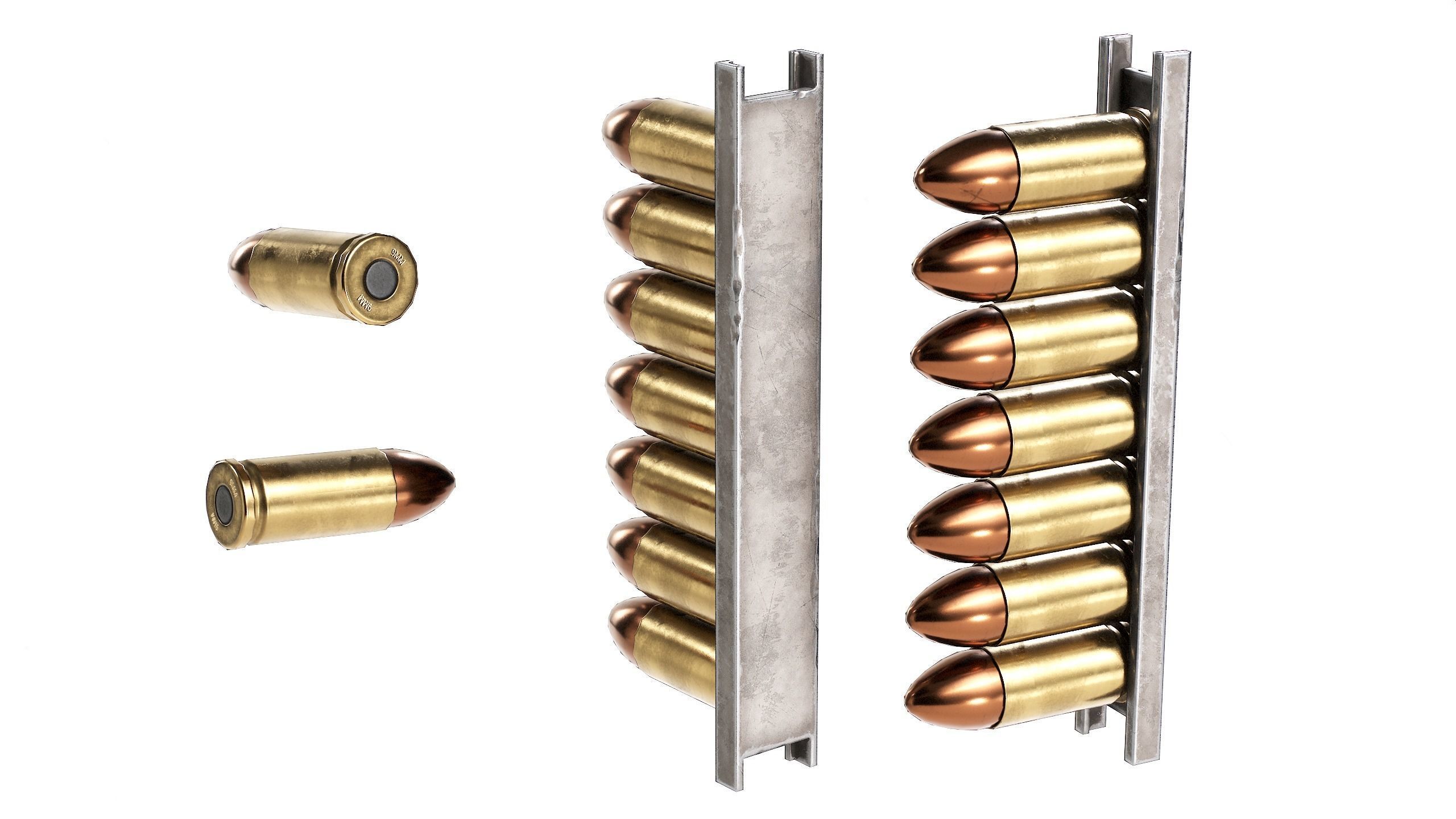 PBR Steyr M1912 Low-poly 3D model_12