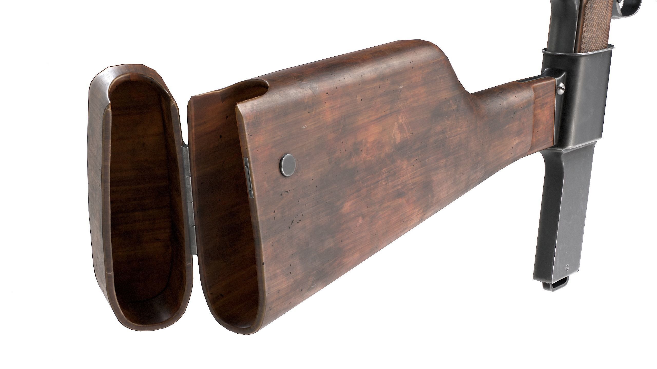 PBR Steyr M1912 Low-poly 3D model_11