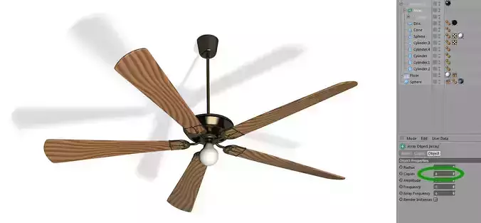 Ventilator - A propeller for the ceilling