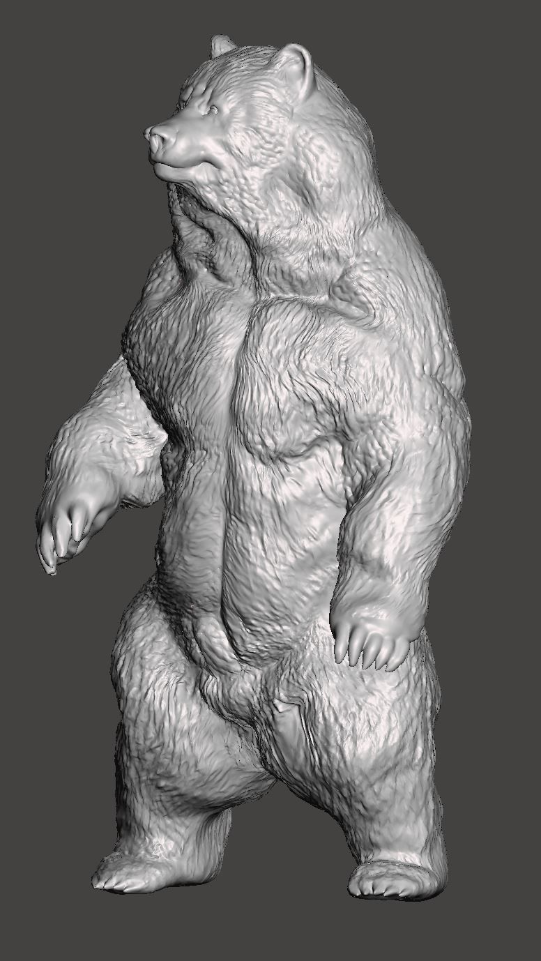 Kodiak bear 3D print model_2
