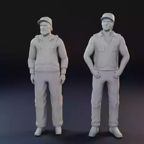 Characters from The Dukes of Hazzard 3D print model