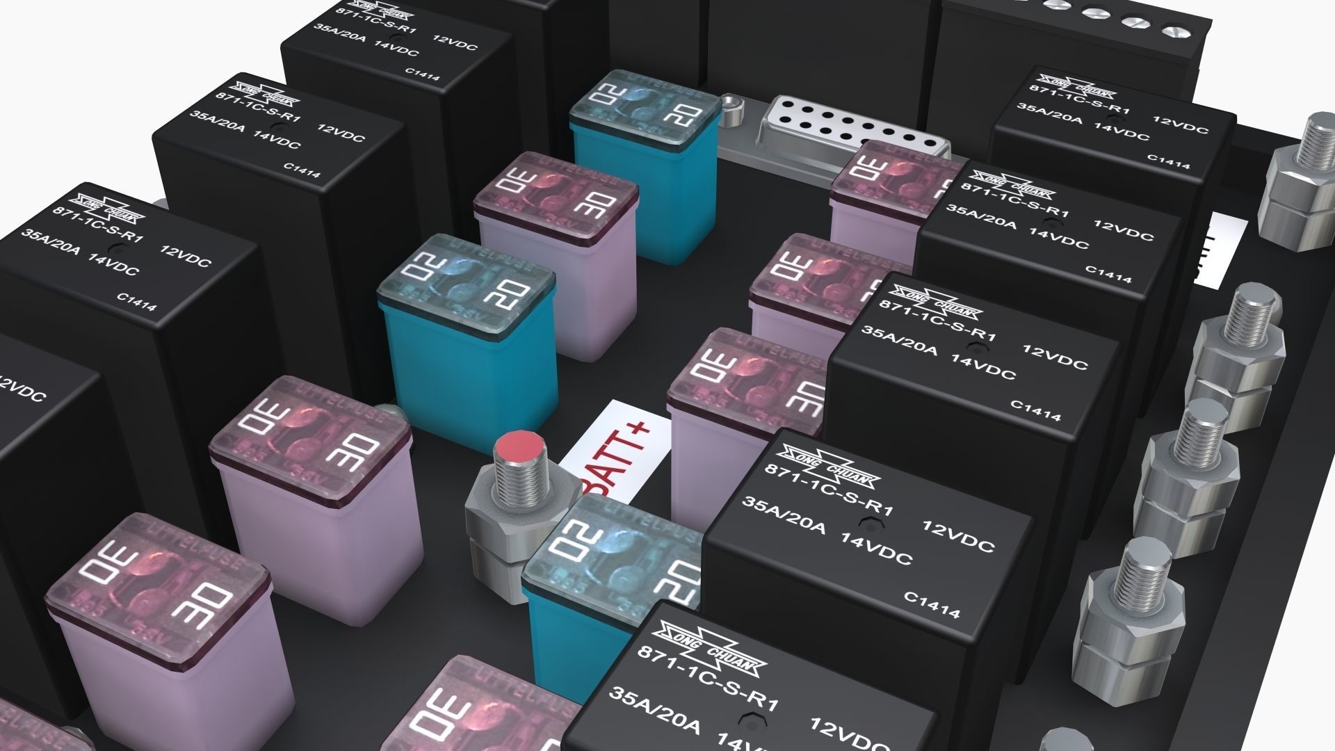 3D model Speedwire relay controllers bundle VR / AR / lowpoly CGTrader