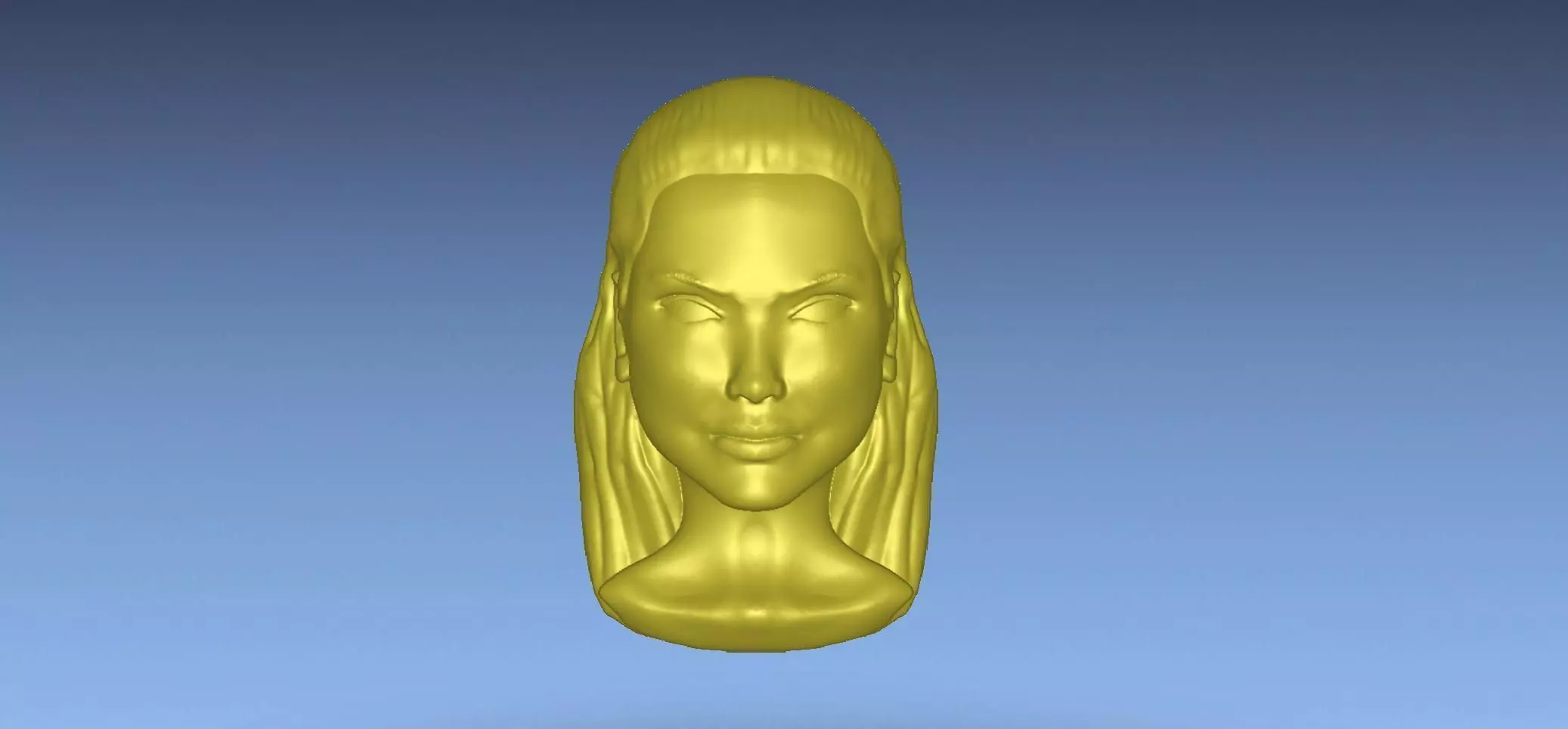 hollywood actress angelina jolie Free low-poly 3D model_0