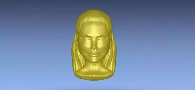 hollywood actress angelina jolie Free low-poly 3D model