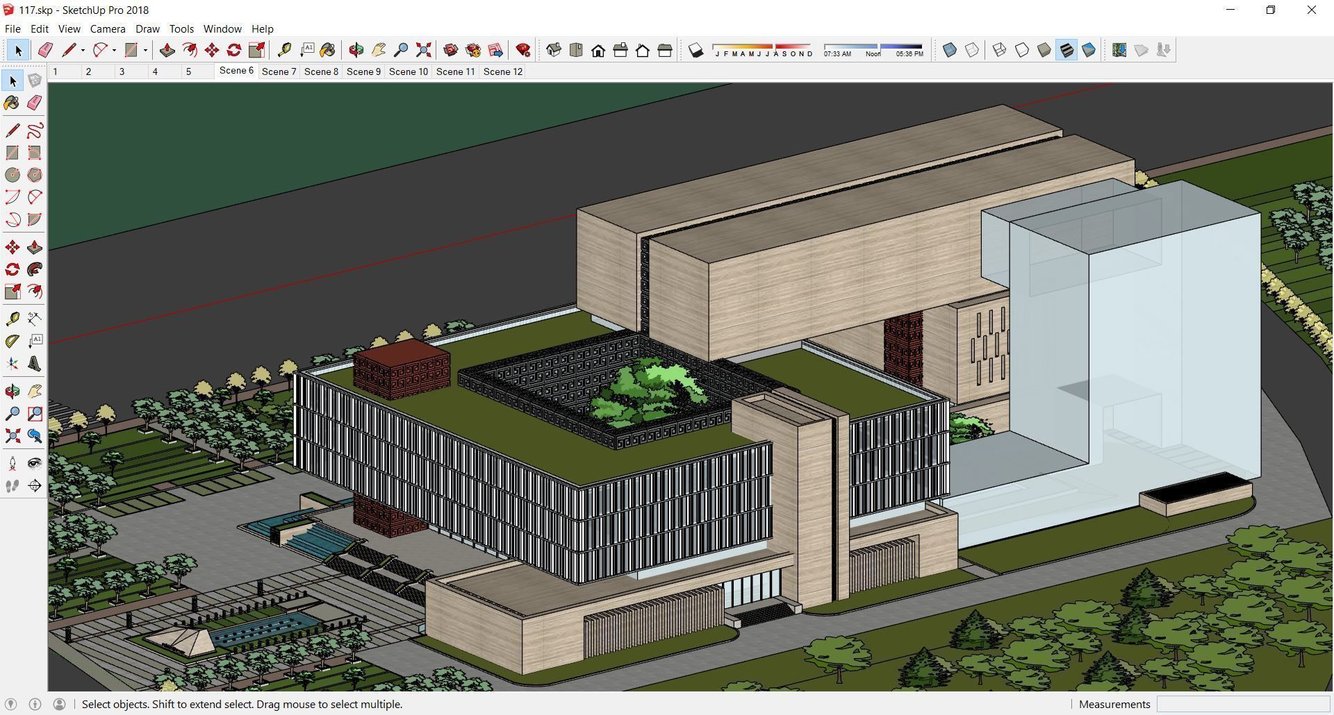 Sketchup Cultral Center 117 3D model_8