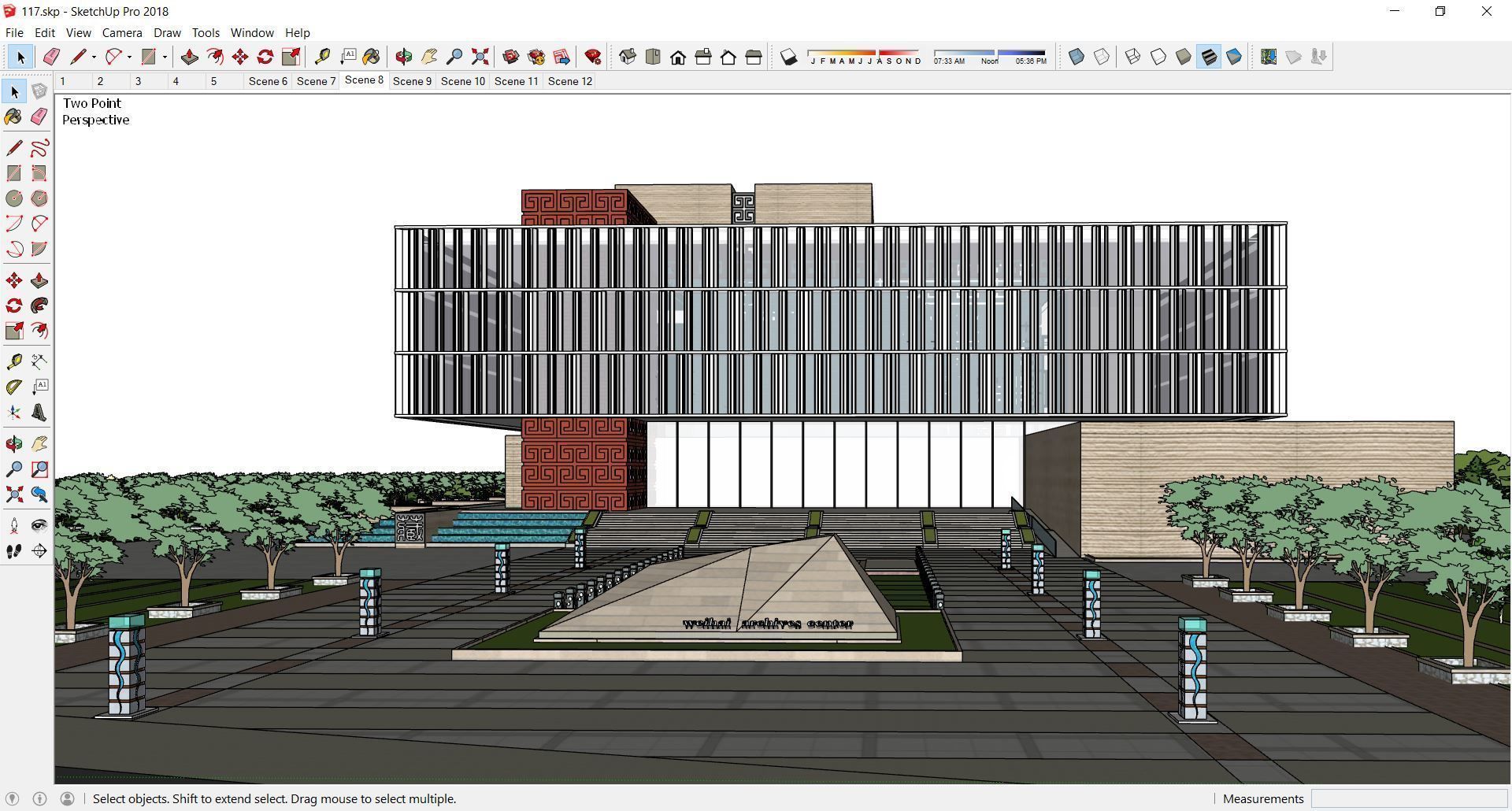 Sketchup Cultral Center 117 3D model_10