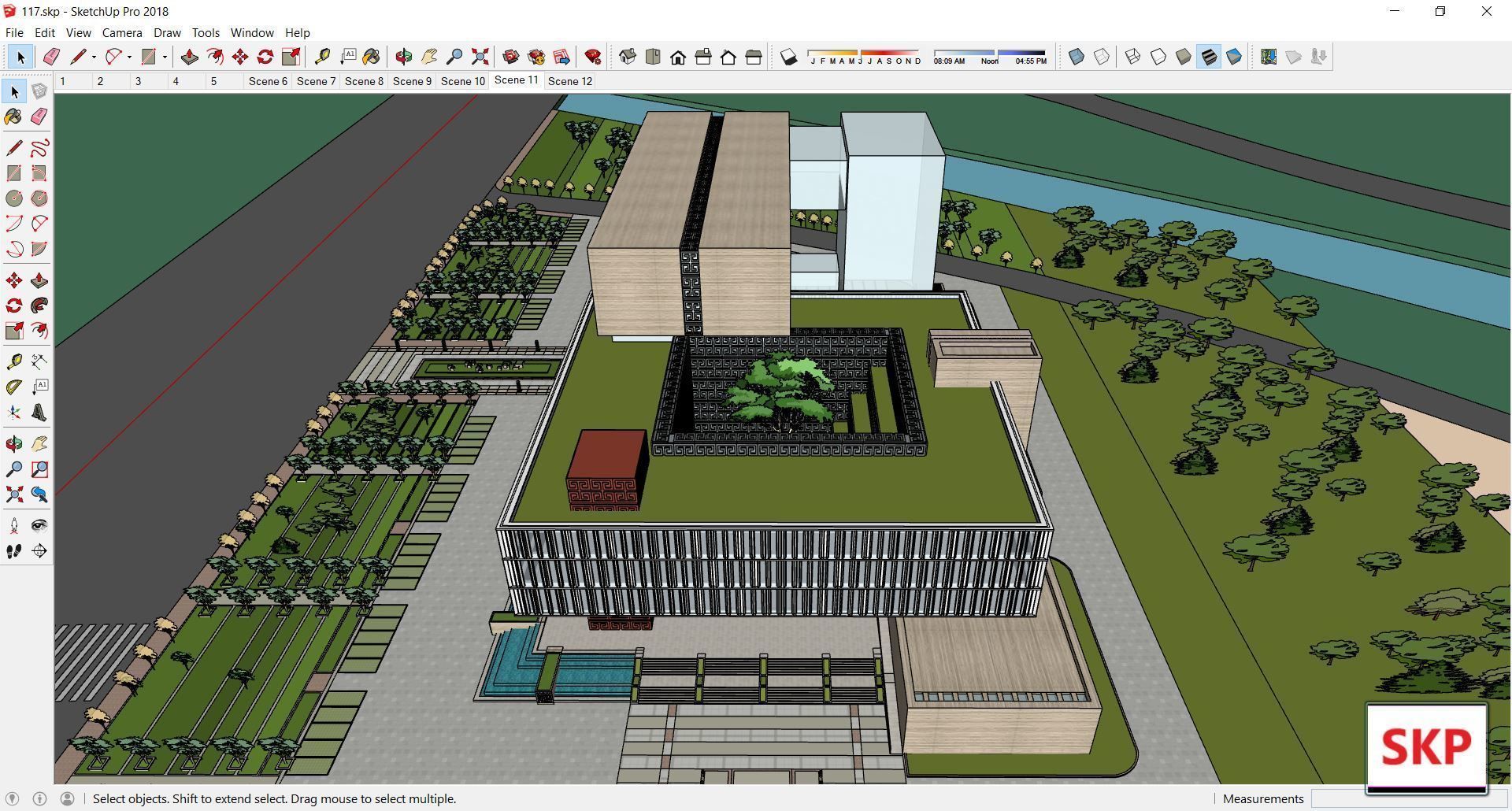 Sketchup Cultral Center 117 3D model_3
