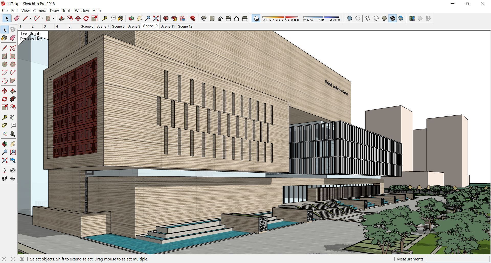Sketchup Cultral Center 117 3D model_2