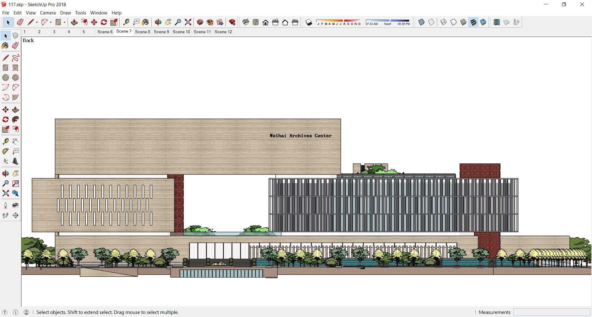 Sketchup Cultral Center 117 3D model_9