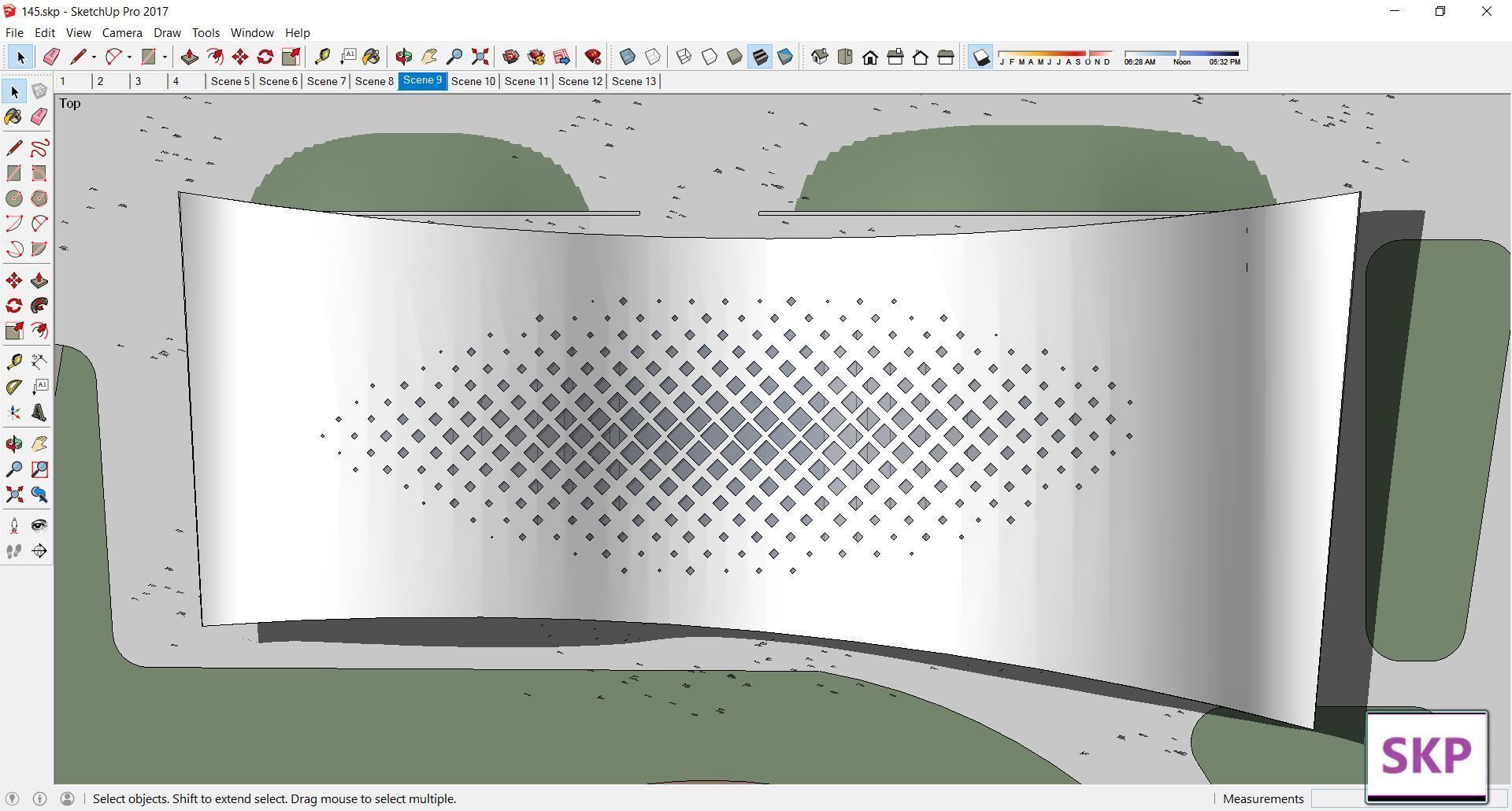 Sketchup Cultral Center 145 3D model_7