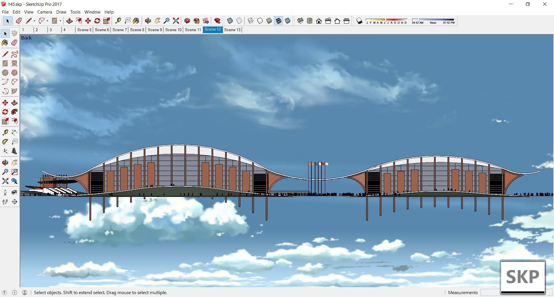 Sketchup Cultral Center 145 3D model_10