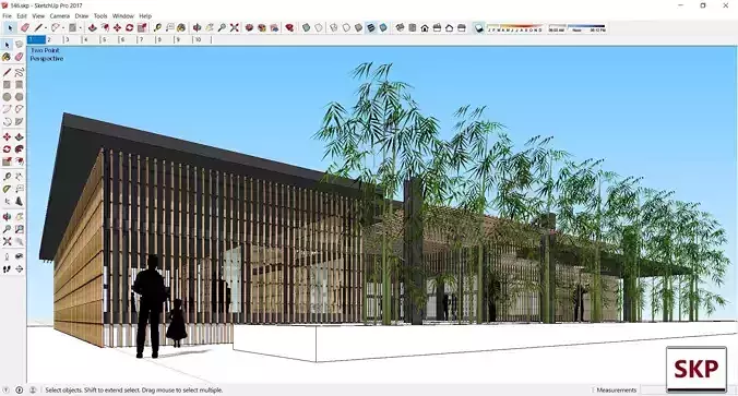 Sketchup Cultral Center 146 3D model