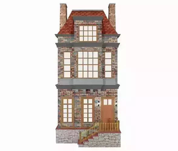 Building brick house