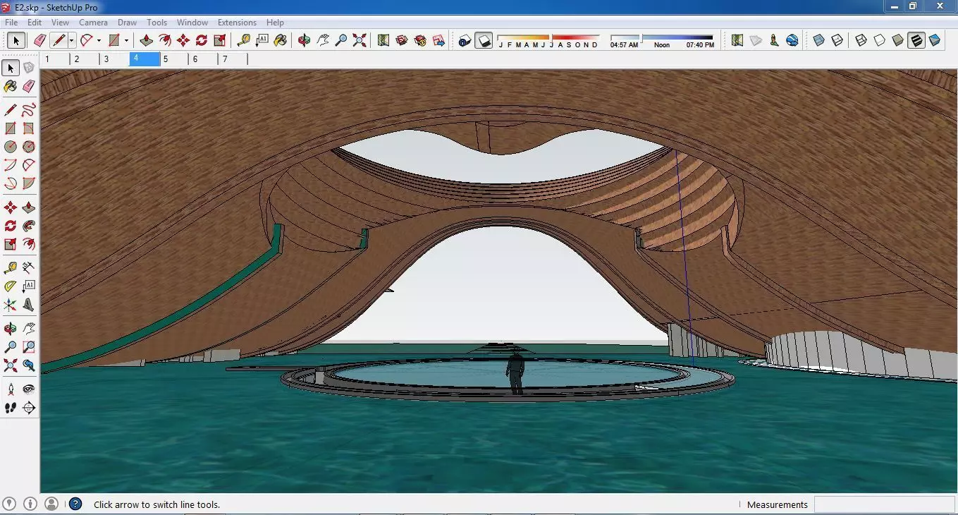 Sketchup Cultral Center E2 3D model_0
