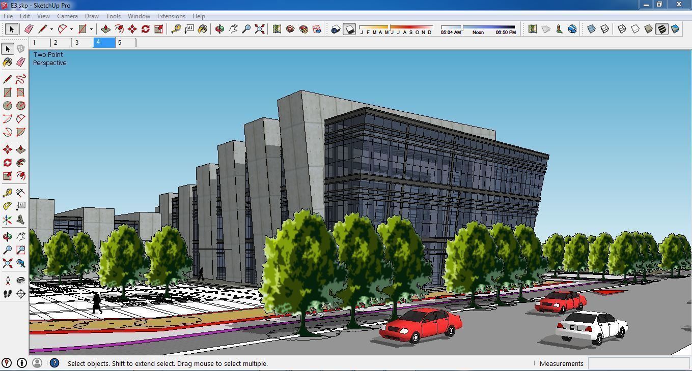 Sketchup Cultral Center E3 Free 3D model_3