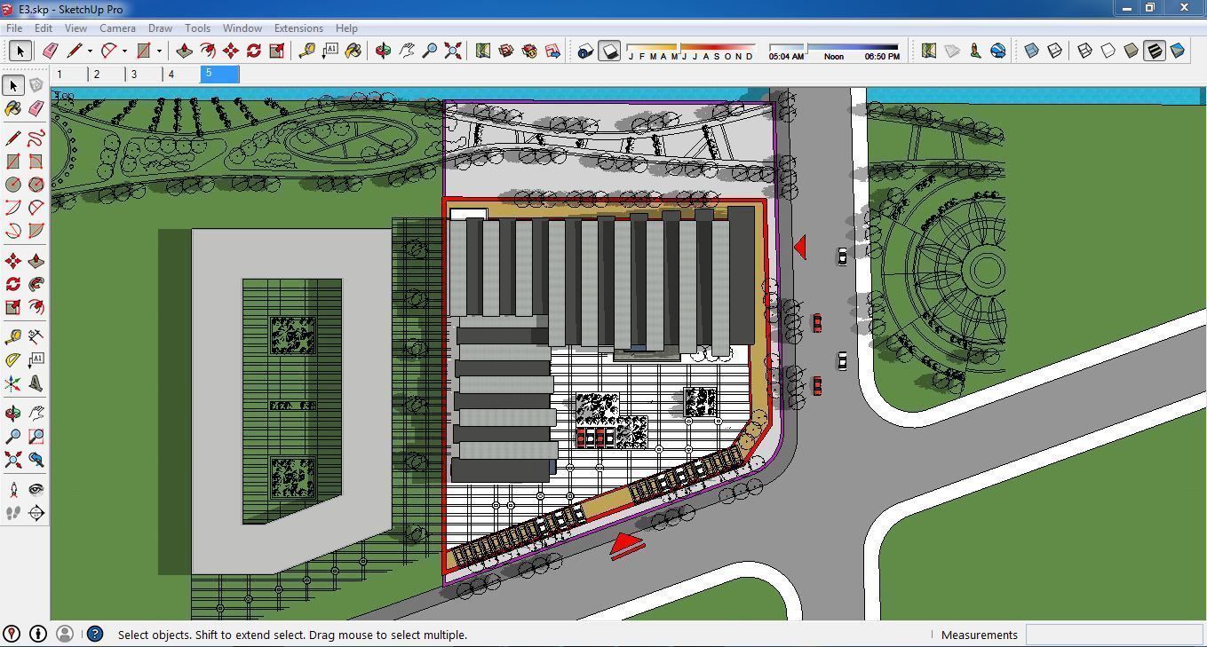 Sketchup Cultral Center E3 Free 3D model_4