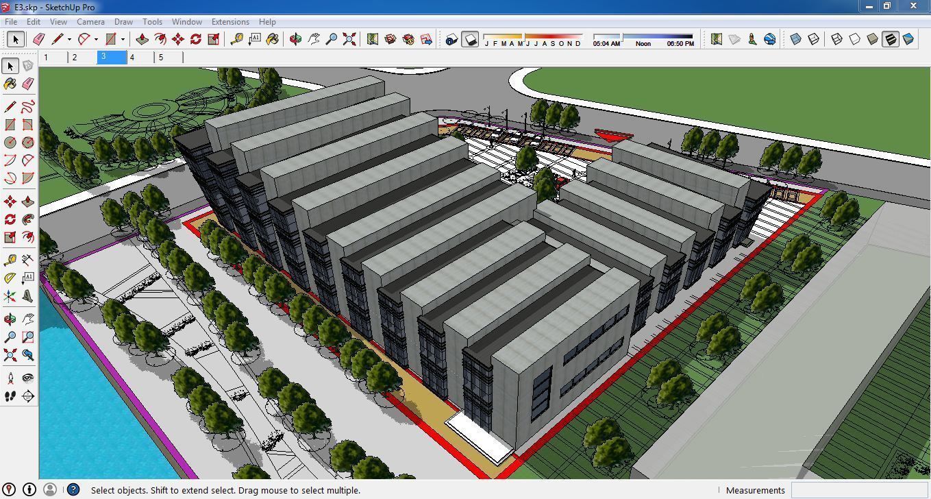 Sketchup Cultral Center E3 Free 3D model_2