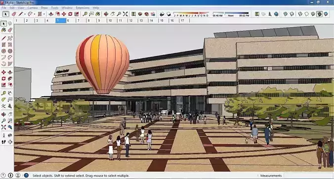 Sketchup Cultral Center E4 3D model