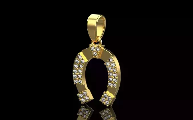 Horseshoe pendant model 250