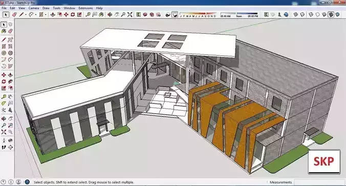 Sketchup Cultral Center E7 3D model