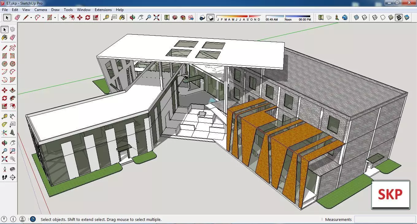 Sketchup Cultral Center E7 3D model