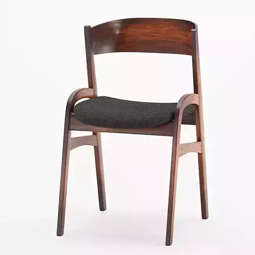 Danish Organic Shaped Dining Chair