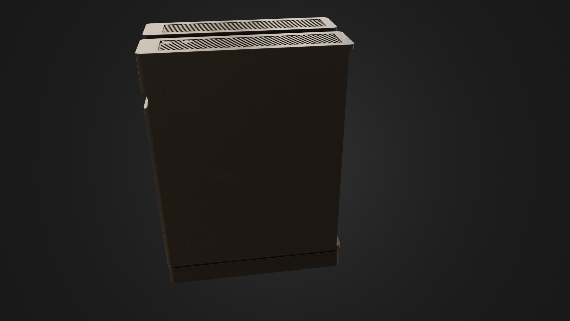 Sharp X68000 68K Home Computer Low-poly 3D model_33