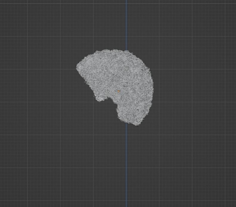 Black Small Afro 3D model_10