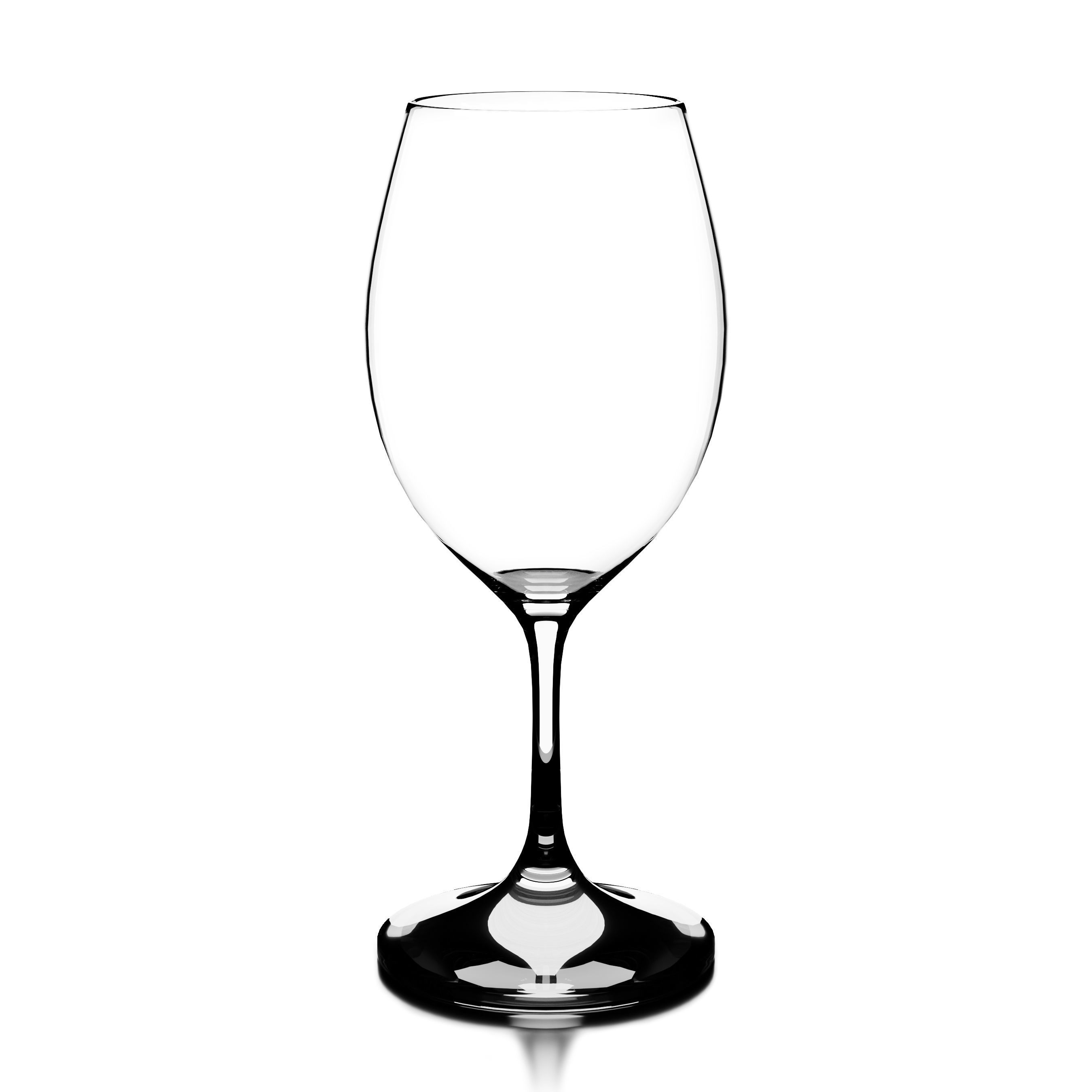 Wine Glasses Set 01 3D model_1