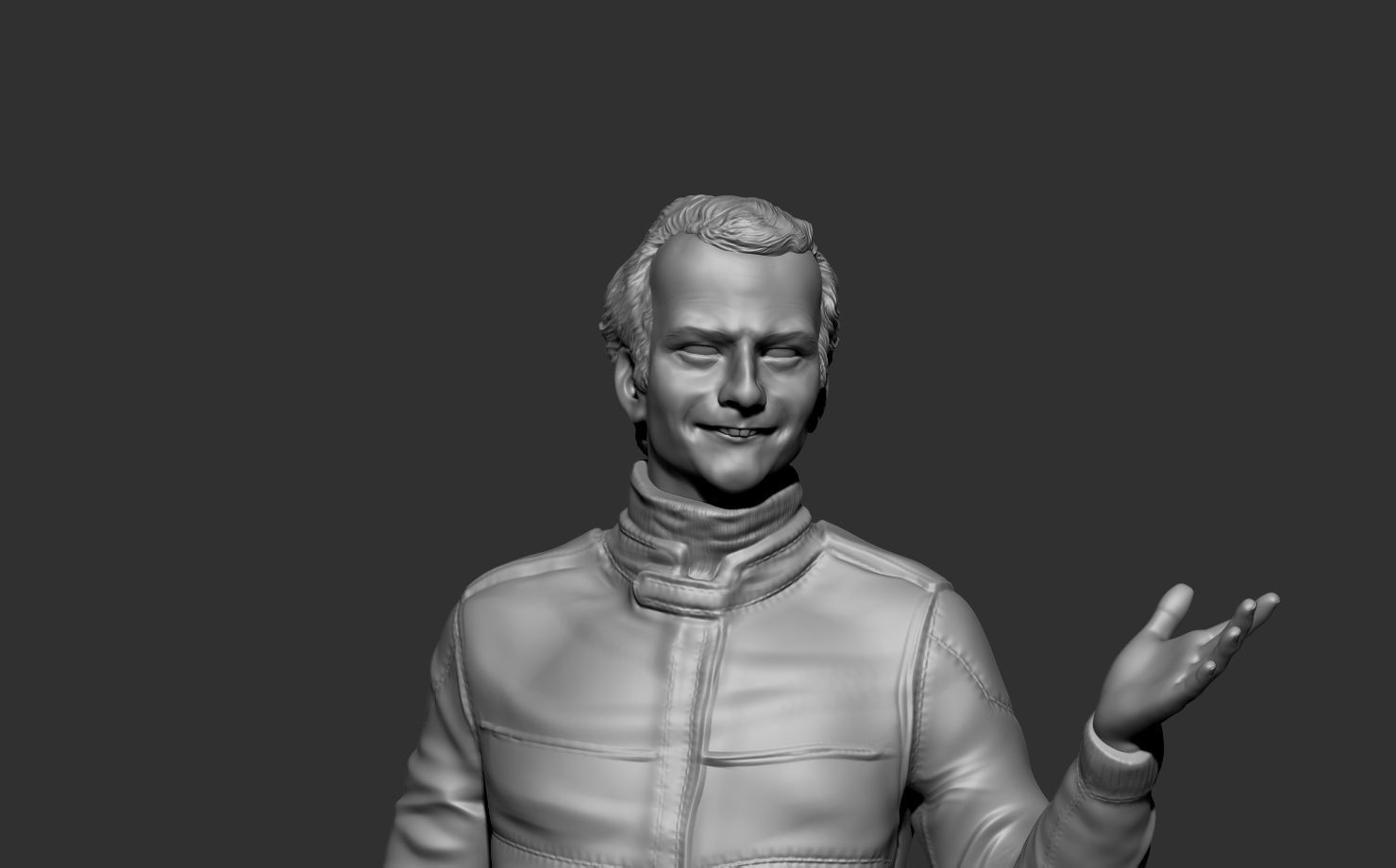 NIKI LAUDA 3D print model_1