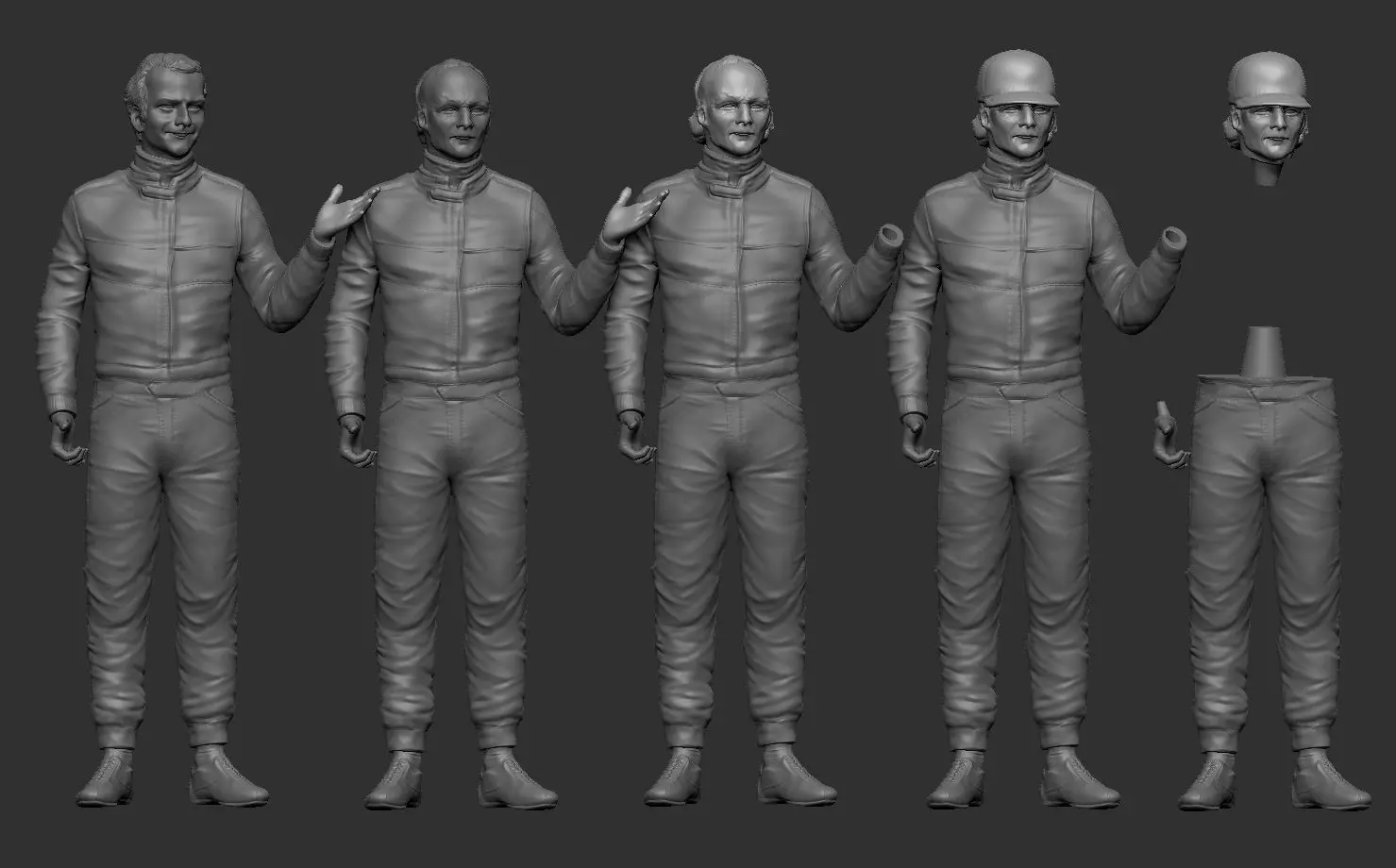 NIKI LAUDA 3D print model_0