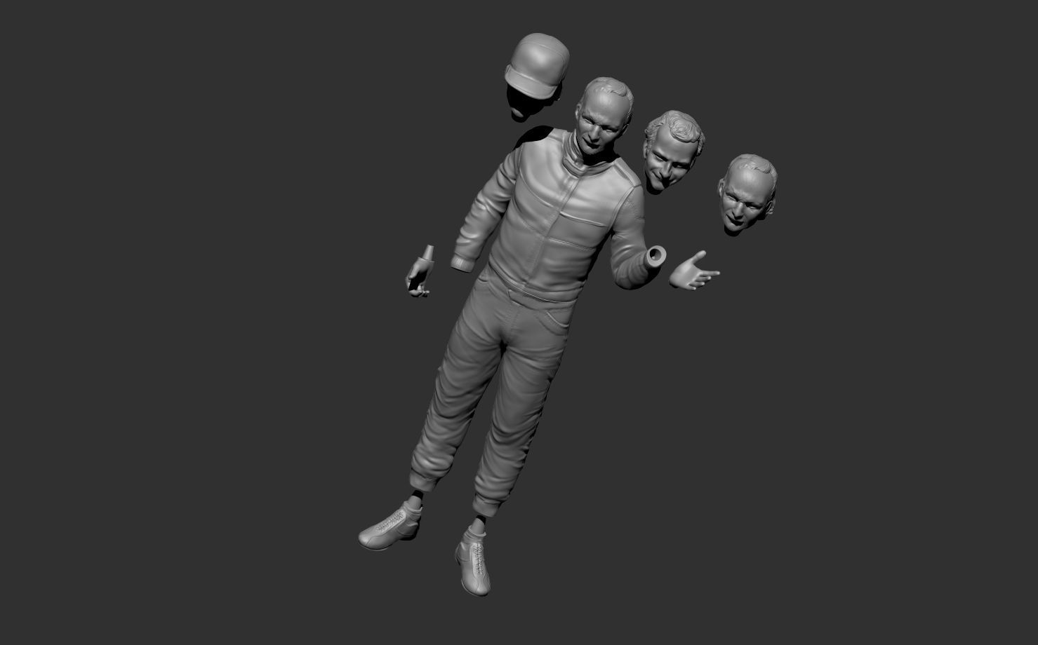 NIKI LAUDA 3D print model_9