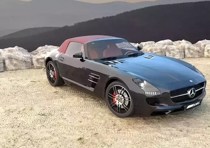 Mercedes benz sls AMG 2012