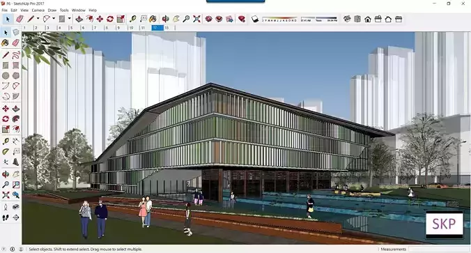 Sketchup Cultral Center F6