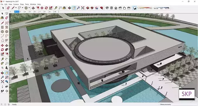 Sketchup Cultral Center F7