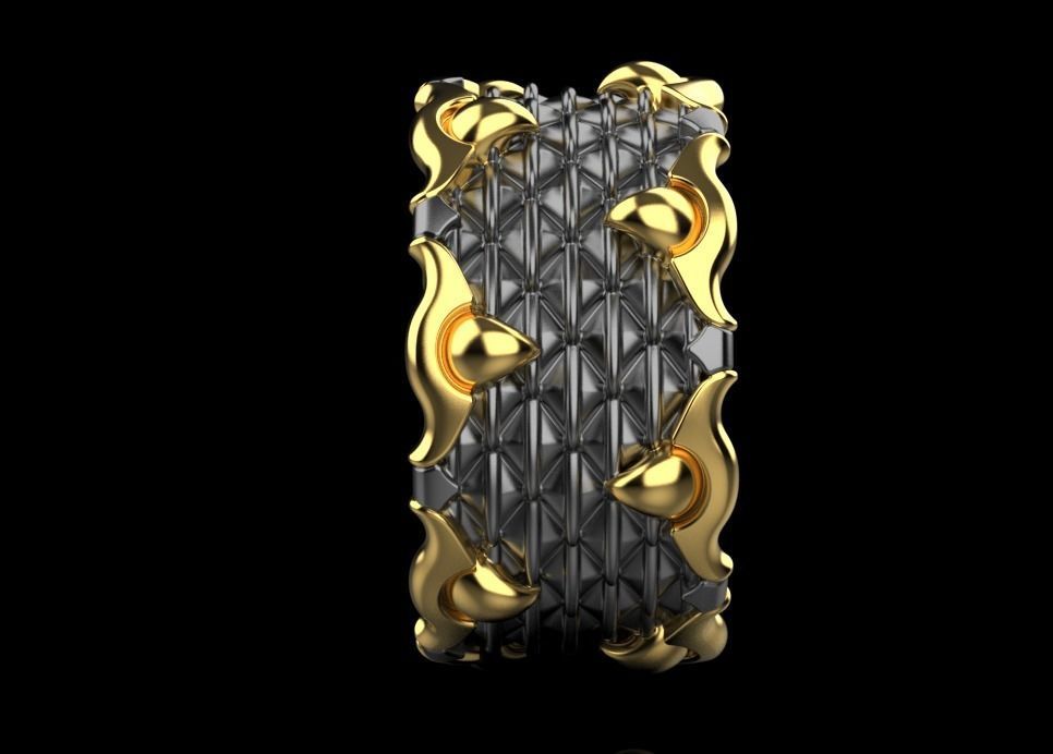 jewelry ring 3D print model_7