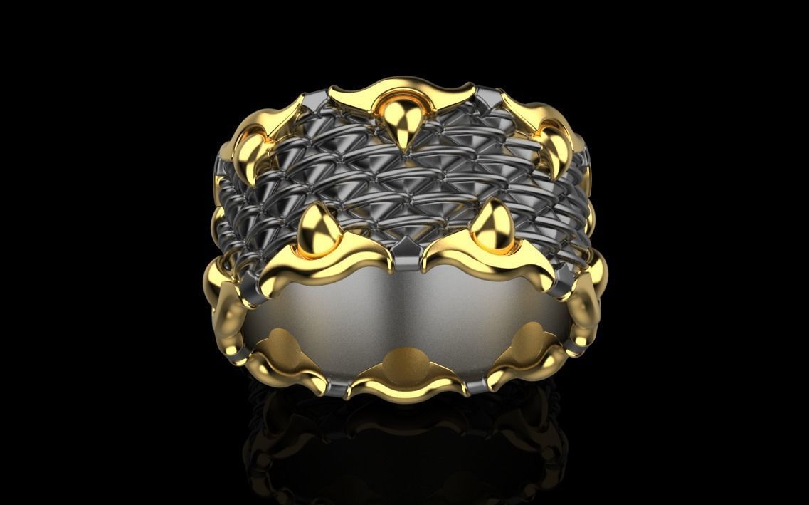 jewelry ring 3D print model_6