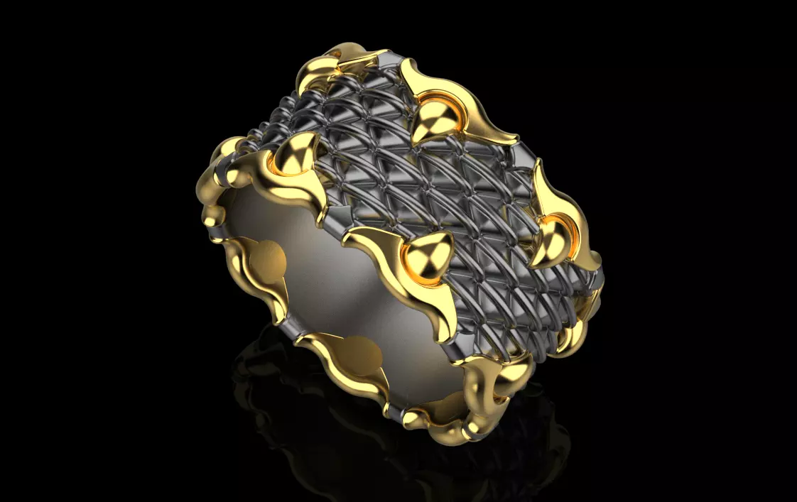 jewelry ring 3D print model_0