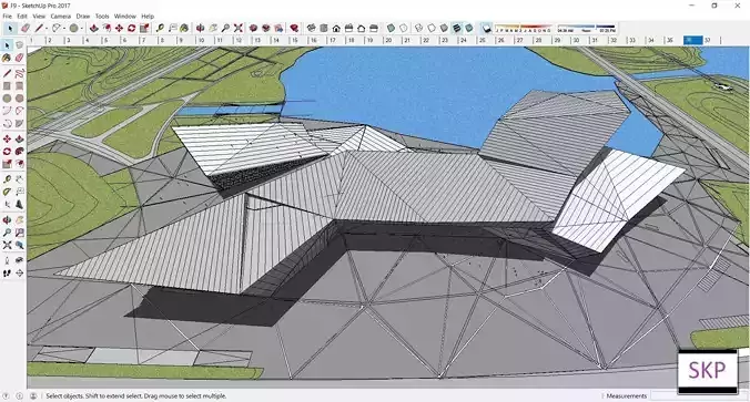 Sketchup Cultral Center F9