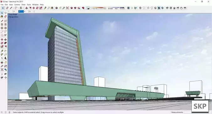 Sketchup Cultral Center G3