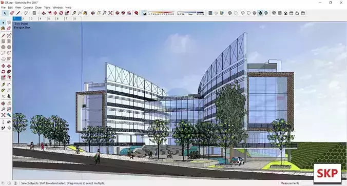 Sketchup Cultral Center G4